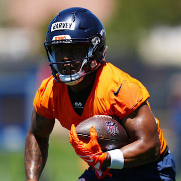 Broncos RB RJ Harvey was the starting running back for head coach Sean Payton in the first preseason game.