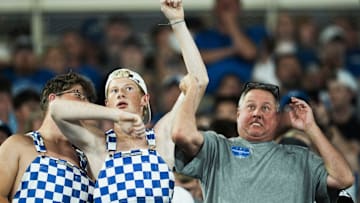 Fans as the Kentucky Wildcats play Eastern Michigan at Kroger Field in Lexington, Kentucky Saturday, Sept. 13, 2025.