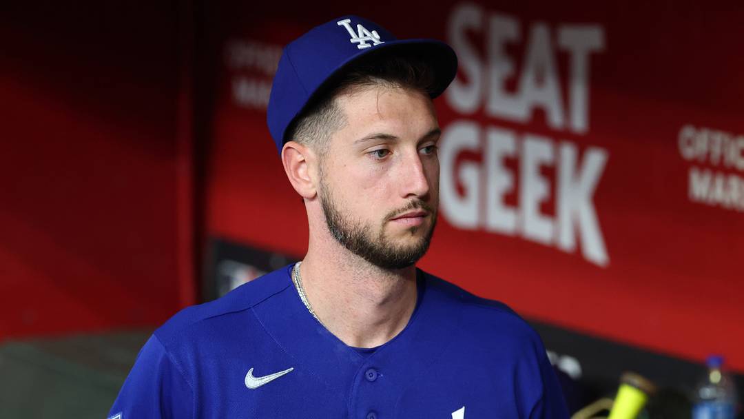 Jun 1, 2026; Phoenix, Arizona, USA; Los Angeles Dodgers outfielder Kyle Tucker against the Arizona Diamondbacks at Chase Field. Mandatory Credit: Mark J. Rebilas-Imagn Images Jun 1, 2026; Phoenix, Arizona, USA; Los Angeles Dodgers outfielder Kyle Tucker against the Arizona Diamondbacks at Chase Field. Mandatory Credit: Mark J. Rebilas-Imagn Images