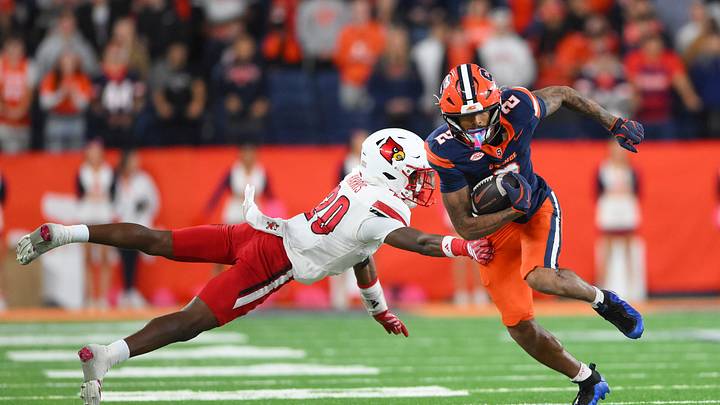 Wide receiver Umari Hatcher was electric for Syracuse football against Louisville, and he's an All-American candidate.