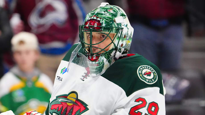 Minnesota Wild goaltender Marc-Andre Fleury Minnesota Wild goaltender Marc-Andre Fleury