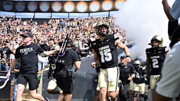 Purdue Boilermakers quarterback Ryan Browne