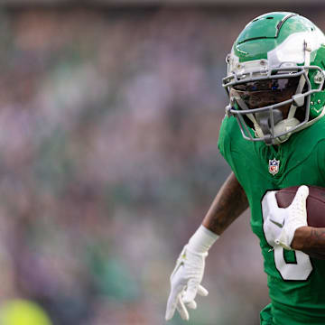 Bet on Devonta Smith at +210 odds to score a touchdown against the Rams in the divisional round.