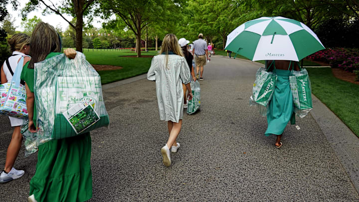 Rain is in the forecast for Monday at Augusta National. Rain is in the forecast for Monday at Augusta National.