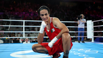 Imane Khelif | Boxing - Olympic Games Paris 2024: Day 14 | Richard Pelham | Getty Images Sport | via Getty Images