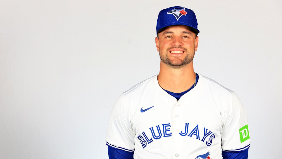 Damiano Palmegiani is pictured during Spring Training in February.