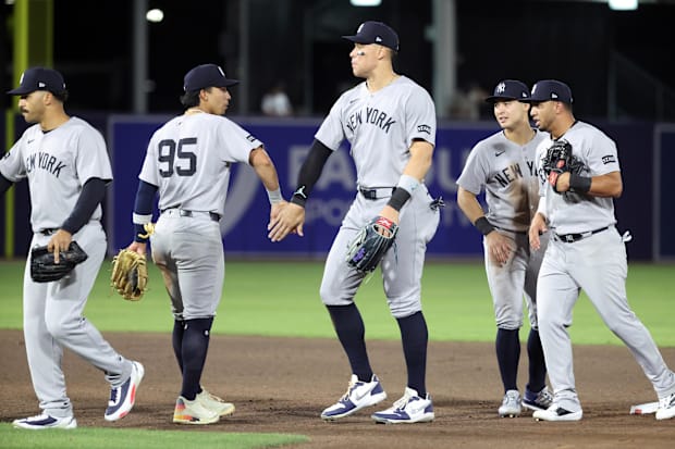 Aaron Judge after a win.