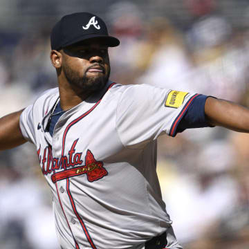 Atlanta Braves starting pitcher Reynaldo Lopez left Sunday's game with forearm tightness.