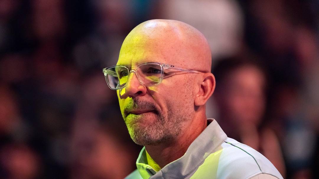 Apr 8, 2026; Phoenix, Arizona, USA; Dallas Mavericks head coach Jason Kidd against the Phoenix Suns at Mortgage Matchup Center. Mandatory Credit: Mark J. Rebilas-Imagn Images