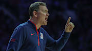 Arizona Wildcats head coach Tommy Lloyd.