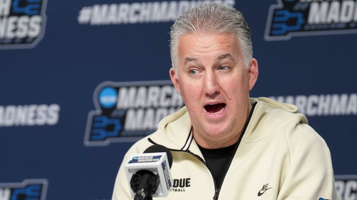 Purdue Boilermakers head coach Matt Painter 