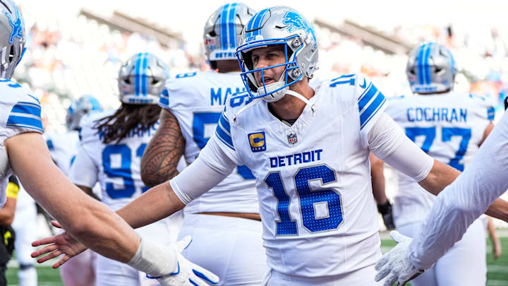 The Detroit Lions and quarterback Jared Goff are 4-1 against the spread this season. The Detroit Lions and quarterback Jared Goff are 4-1 against the spread this season.