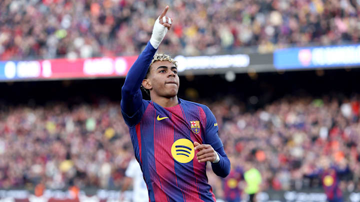 Yamal fez um dos gols do Barça