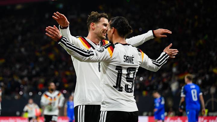 Über Leon Goretzka und Leroy Sané gibt es im DFB-Team viele Diskussionen