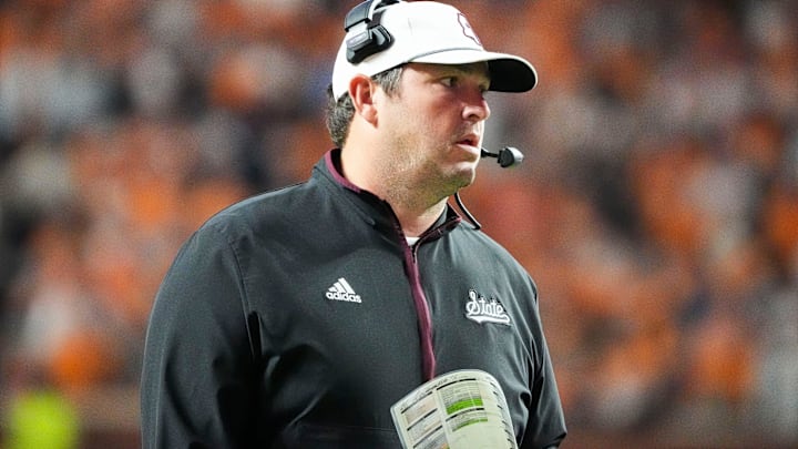 Mississippi State head coach Jeff Lebby recruited Arnold to play at Oklahoma
