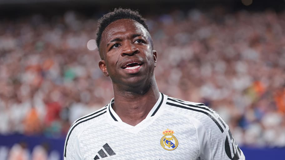 Real Madrid forward Vinicius Junior. | Vincent Carchietta-Imagn Images