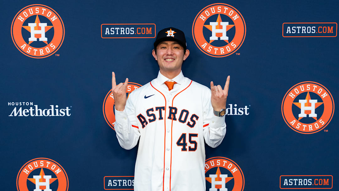 Houston Astros Introduce Tatsuya Imai Houston Astros Introduce Tatsuya Imai