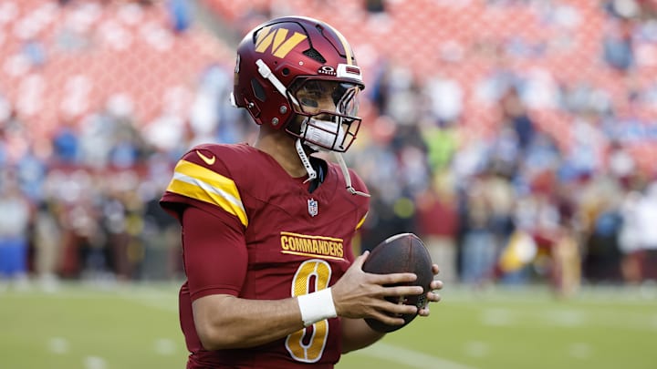 Washington Commanders quarterback Marcus Mariota wasn’t happy after the blowout loss to the Detroit Lions in Week 10.