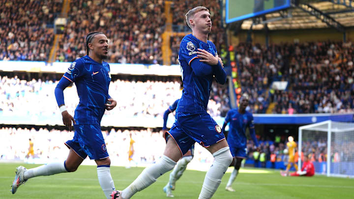 Cole Palmer scored four goals in 20 minutes against Brighton & Hove Albion. Cole Palmer scored four goals in 20 minutes against Brighton & Hove Albion.
