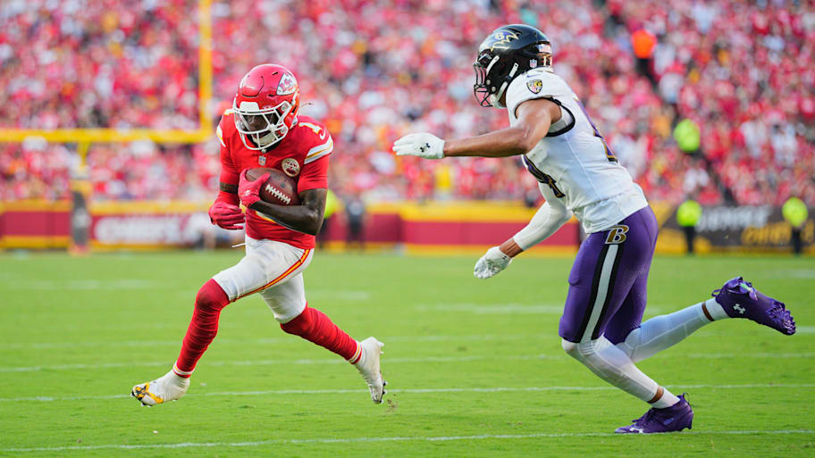 Chiefs wide receiver Xavier Worthy