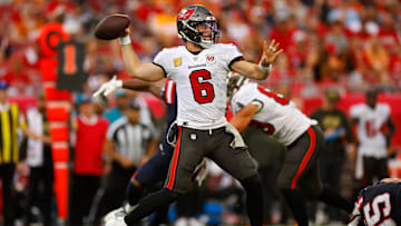 Tampa Bay Buccaneers QB Baker Mayfield called his team out after a 28-23 loss to the Patriots in Week 10.