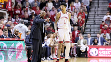 Mike Woodson and Kel'el Ware, Indiana Men's Basketball