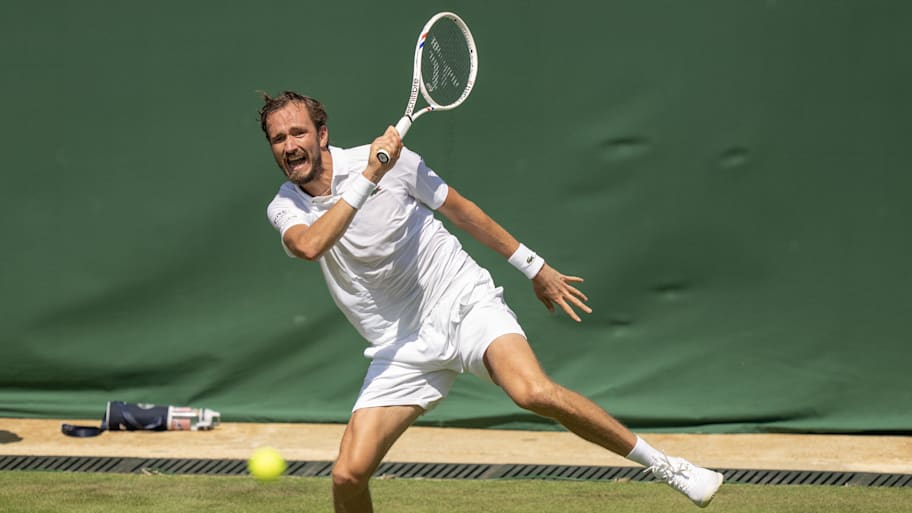 Daniil Medvedev fell to Benjamin Bonzi in the first round at Wimbledon.