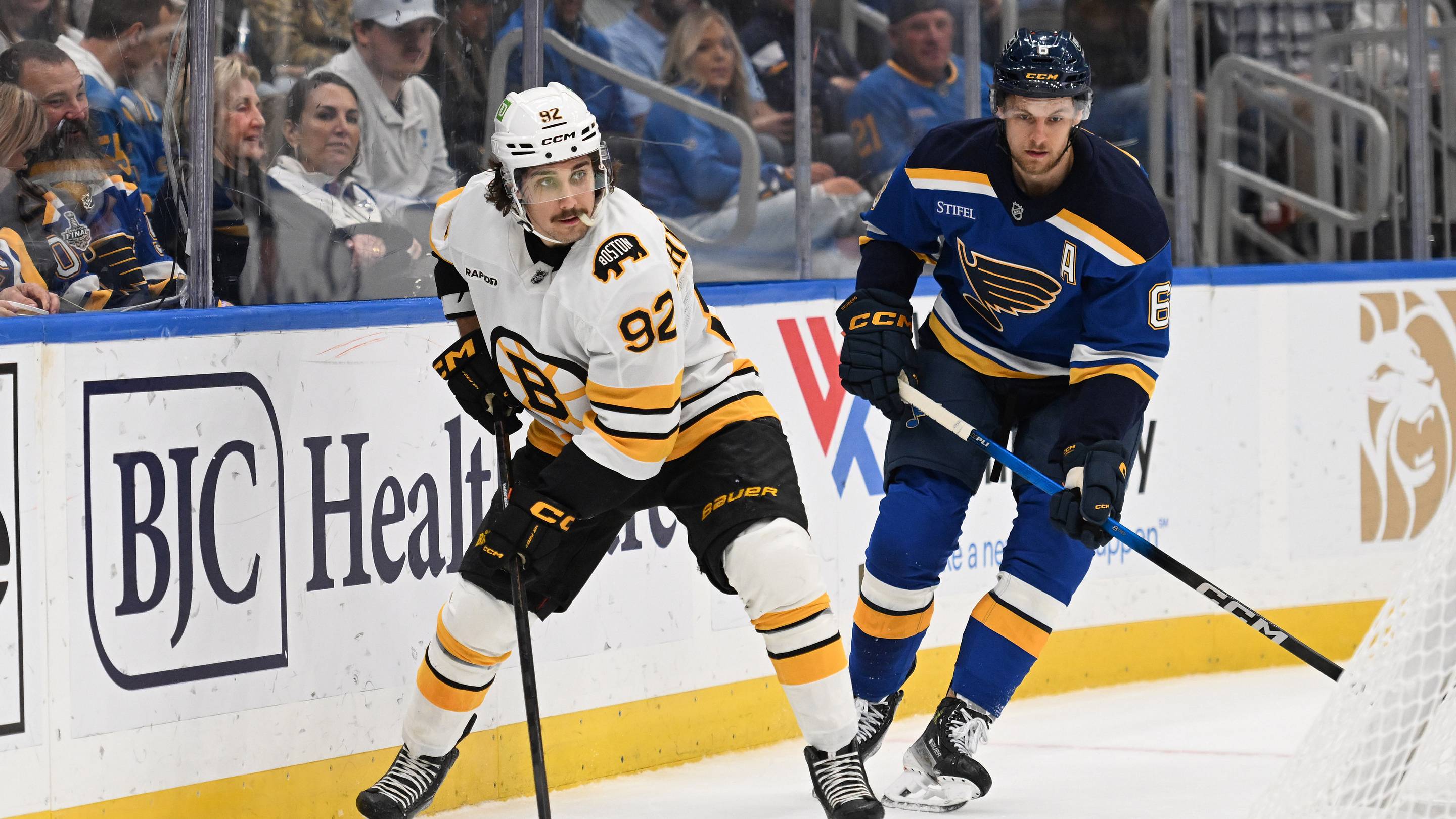 Bruins Go Winless in Road Trip With Loss to Blues