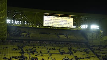 Villarreal fans braved the rain only to be told to go home before Monday's postponed match.