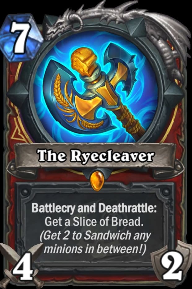 The Ryecleaver warrior hearthstone card