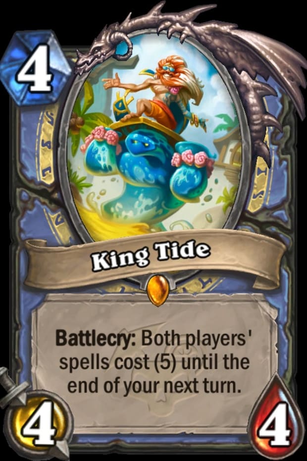 King Tide card from Hearthstone Perils in Paradise