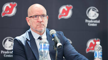 NHL: MAY 28 New Jersey Devils New head coach Sheldon Keefe