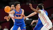 Florida Gators guard Walter Clayton Jr. was held scoreless during the first half of the 2025 national championship game. 