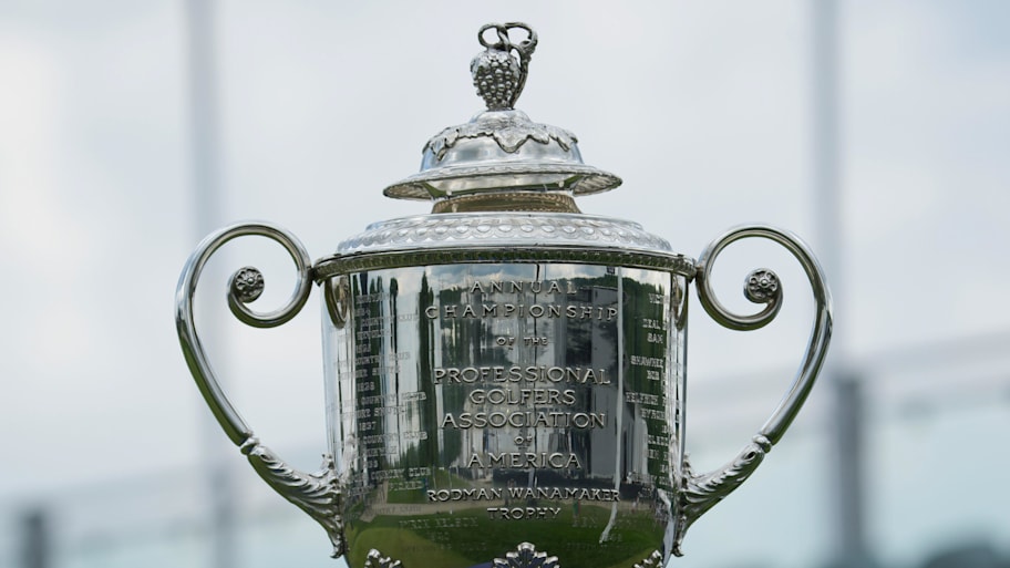 The winner of the PGA Championship gets to take home the incredible Wanamaker Trophy—and much more.  | Sam Upshaw Jr./Courier Journal / USA TODAY NETWORK via Imagn Images