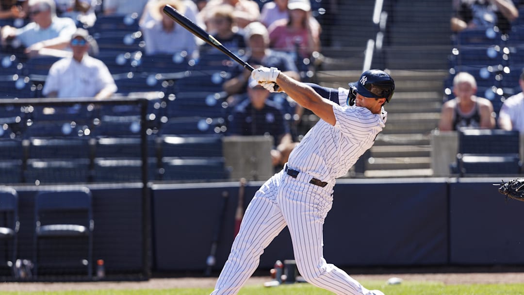 Spencer Jones will soon make his Yankees debut, joining Aaron Judge in a very tall outfield.