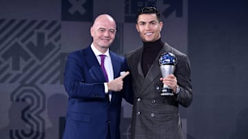 Gianni Infantino und Cristiano Ronaldo