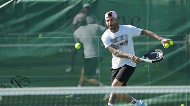 David Beckham at Reserve Padel