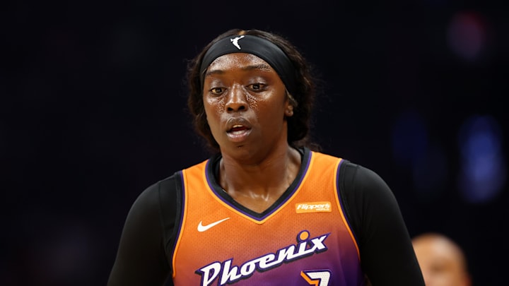 Aug 7, 2025; Phoenix, Arizona, USA; Phoenix Mercury guard Kahleah Copper (2) against the Indiana Fever during WNBA game at PHX Arena. Mandatory Credit: Mark J. Rebilas-Imagn Images Aug 7, 2025; Phoenix, Arizona, USA; Phoenix Mercury guard Kahleah Copper (2) against the Indiana Fever during WNBA game at PHX Arena. Mandatory Credit: Mark J. Rebilas-Imagn Images