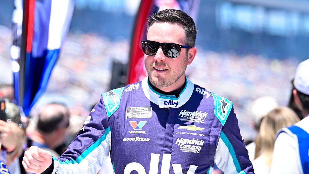 May 3, 2026; Fort Worth, Texas, USA; Hendrick Motorsports driver Alex Bowman (48) is introduced before the start of the 2026 Wurth 400 cup race at Texas Motor Speedway. May 3, 2026; Fort Worth, Texas, USA; Hendrick Motorsports driver Alex Bowman (48) is introduced before the start of the 2026 Wurth 400 cup race at Texas Motor Speedway.