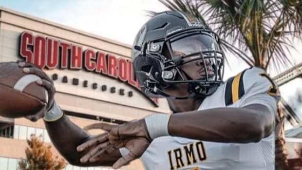 Irmo quarterback AJ Brand.