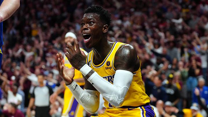 Los Angeles Lakers guard Dennis Schroder 
