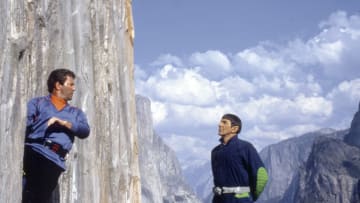 On the set of Star Trek V: The Final Frontier