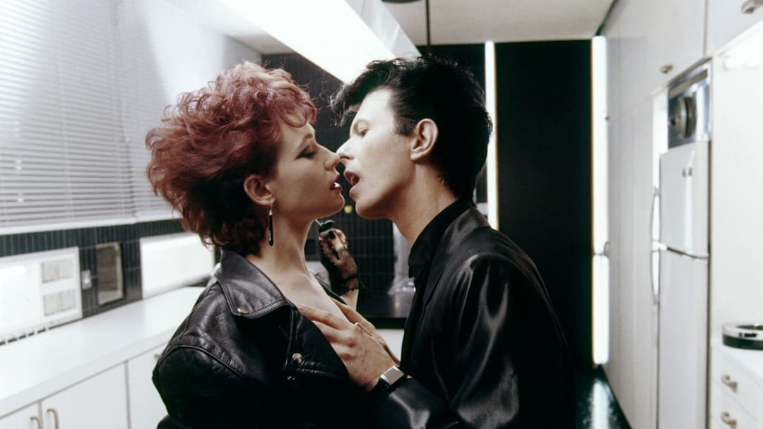 On the set of The Hunger