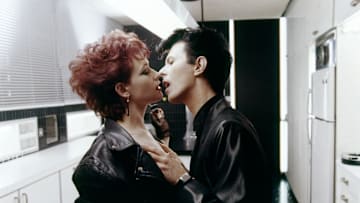 On the set of The Hunger