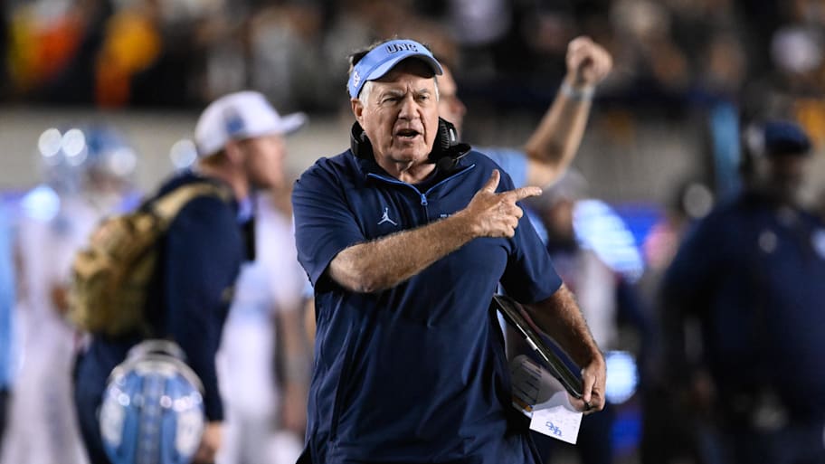 North Carolina Tar Heels head coach Bill Belichick 