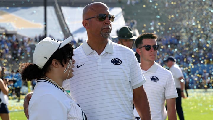 It was not a fun Saturday for Penn State's James Franklin.