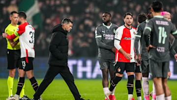 Feyenoord v AC Milan - UEFA Champions League 2024/25 League Knockout Play-off First Leg