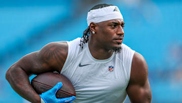 Carolina Panthers wide receiver Xavier Legette