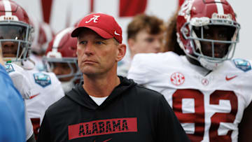 Alabama Crimson Tide head coach Kalen DeBoer