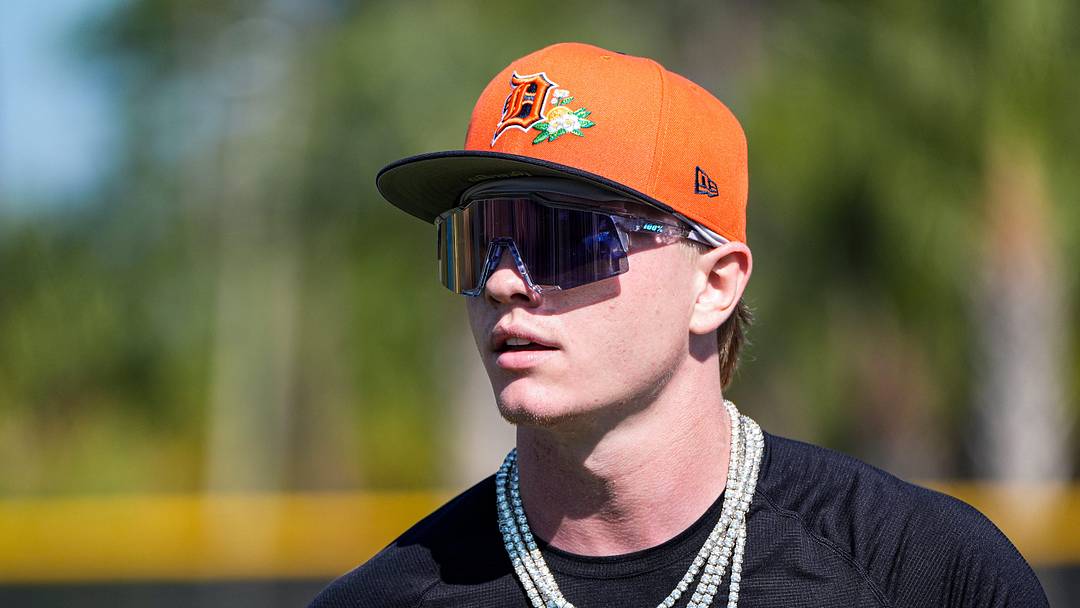 Detroit Tigers outfielder Max Clark